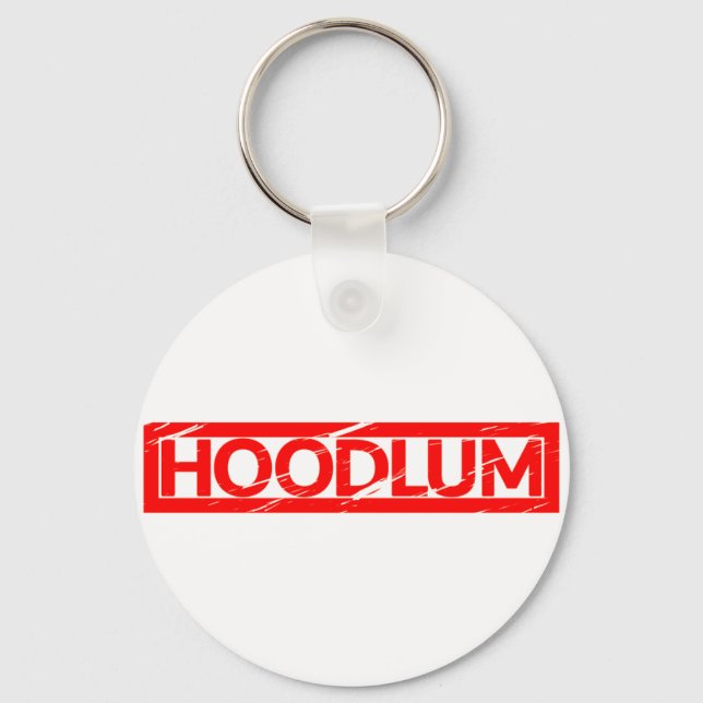 Hoodlum Stamp Keychain (Front)
