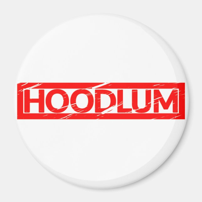 Hoodlum Stamp Magnet (Front)