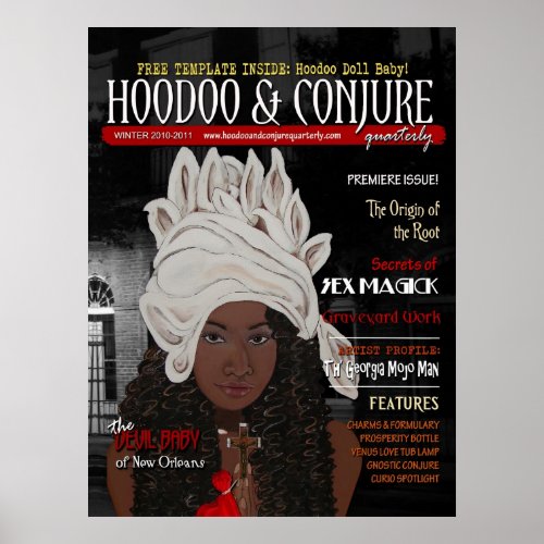 Hoodoo and Conjure Quarterly Premiere Issue Cover Poster