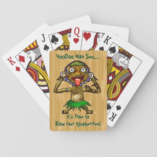 HooDoo Man Personalized Playing Cards