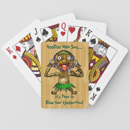 HooDoo Man Personalized Poker Cards