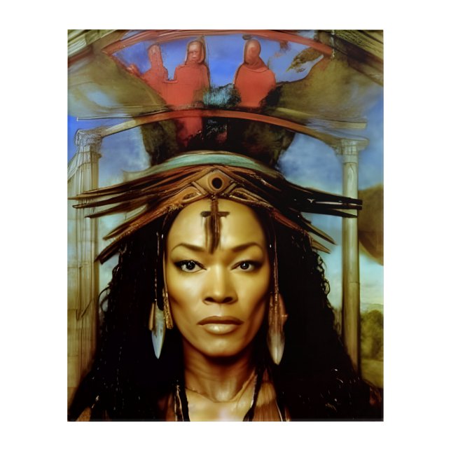 Hoodoo Priestess Acrylic Wall Art (Front)