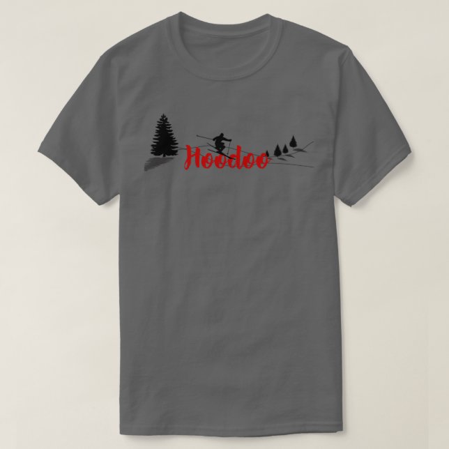 Hoodoo Ski Long T-Shirt (Design Front)