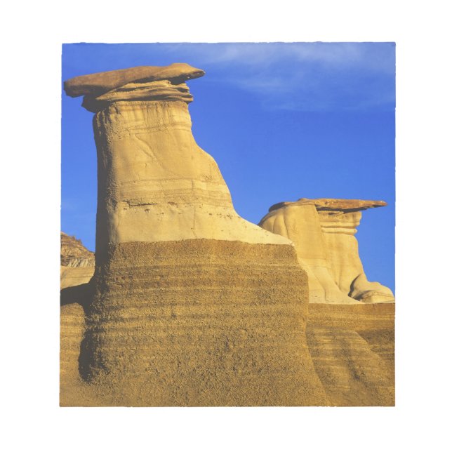 Hoodoos at Drumheller Alberta, Canada 2 Notepad (Front)