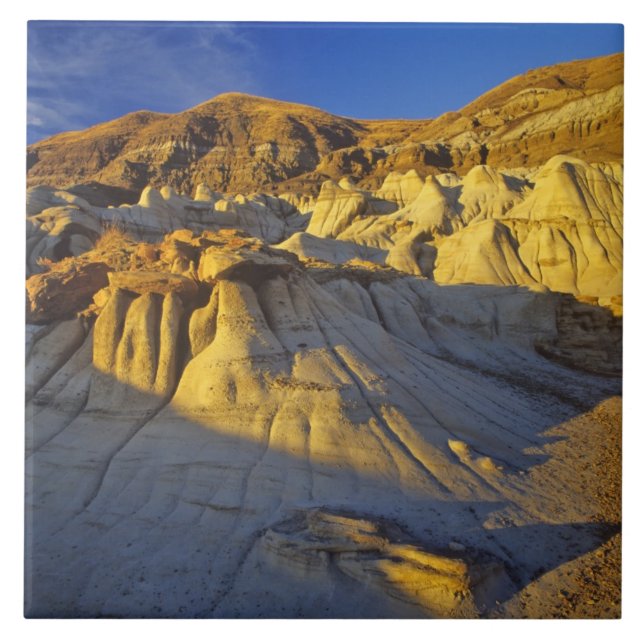 Hoodoos at Drumheller Alberta, Canada Tile (Front)
