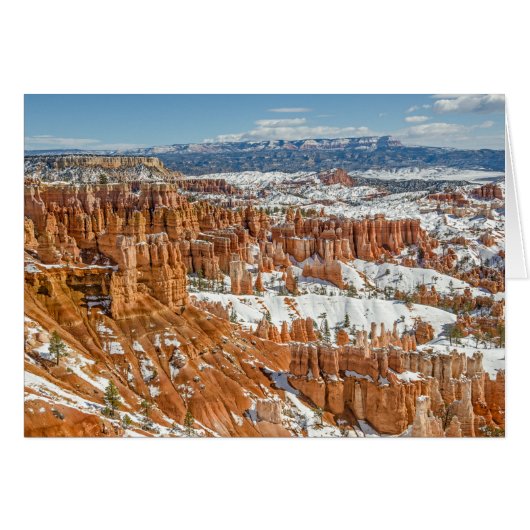 Hoodoos at Sunset Point in Bryce Greeting Card (Front Horizontal)