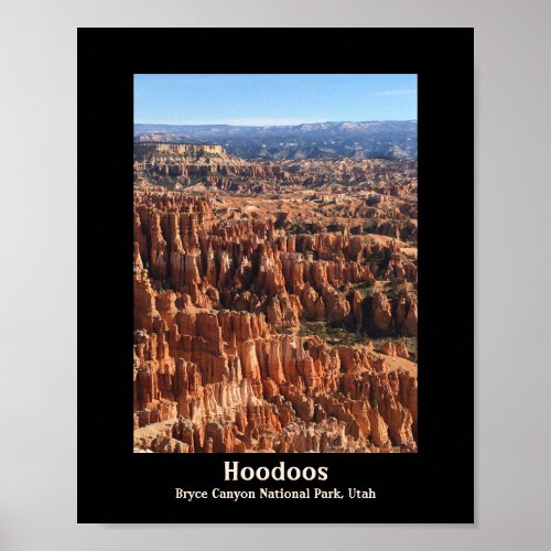 Hoodoos in Bryce Canyon National Park Utah Poster