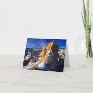 Hoodoos, Winter, Bryce Canyon National Park, Utah Holiday Card