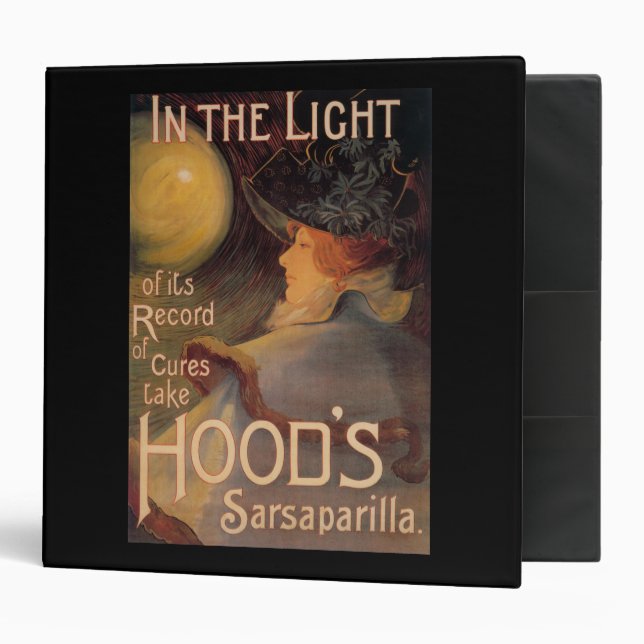 Hood's Sarsaparilla Promotional Poster Binder (Front/Inside)