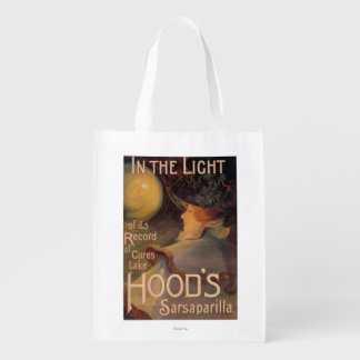 Hood's Sarsaparilla Promotional Poster Grocery Bag