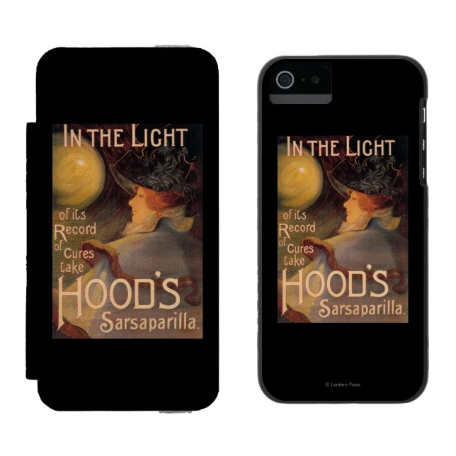 Hood's Sarsaparilla Promotional Poster Incipio iPhone Wallet Case (Side by Side)