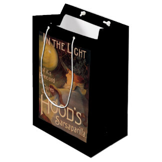 Hood's Sarsaparilla Promotional Poster Medium Gift Bag