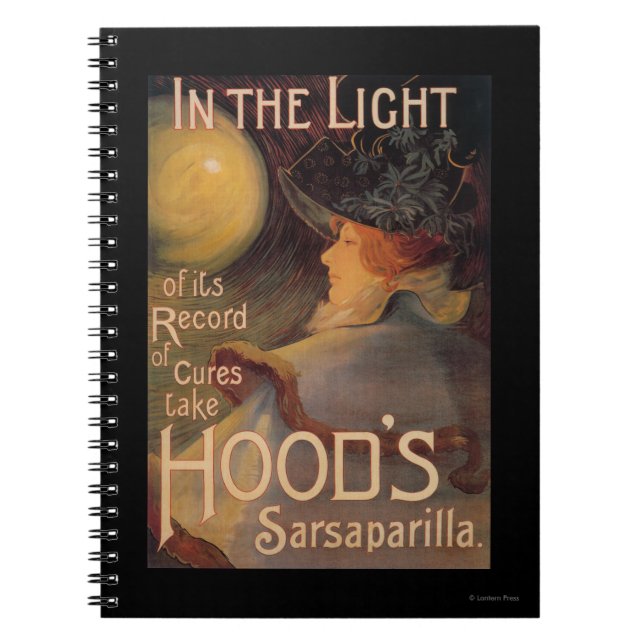 Hood's Sarsaparilla Promotional Poster Notebook (Front)