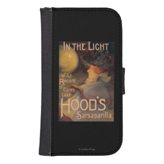 Hood's Sarsaparilla Promotional Poster Wallet Phone Case For Samsung Galaxy S4