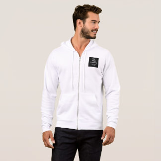 Hoody with zipper