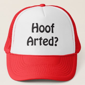 Hoof Arted Hat by RelevantTees at Zazzle