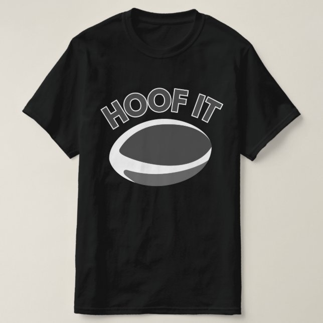 Hoof It - Rugby T-Shirt (Design Front)