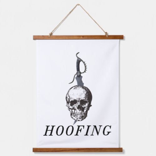hoofing  hanging tapestry
