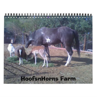 HoofsnHorns Farm 2009 Calender Calendar