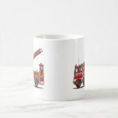 Hook and Ladder Fire Truck Coffee Mug (Center)