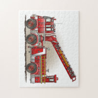 Hook and Ladder Fire Truck