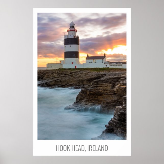 Hook Head, County Wexford, Ireland Poster (Front)
