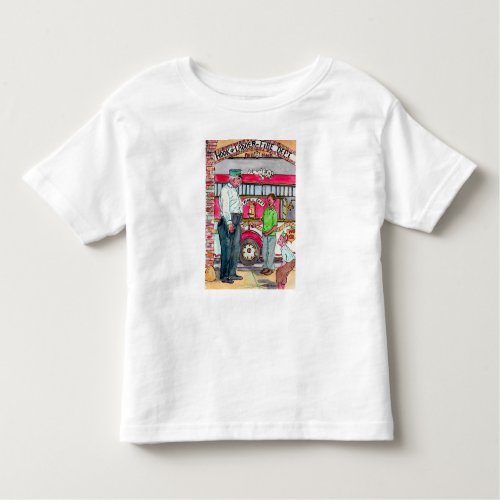 Hook  Ladder Fire Truck  Toddler Tee Shirt