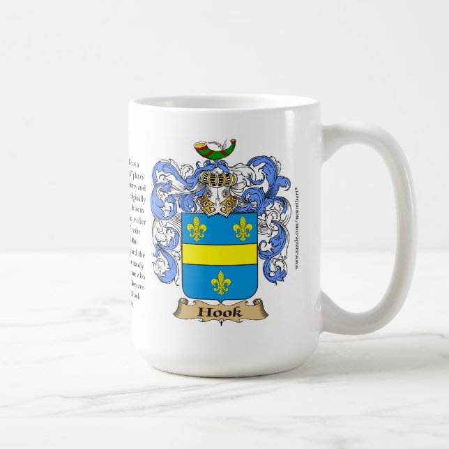Hook, the Origin, the Meaning and the Crest Coffee Mug (Right)