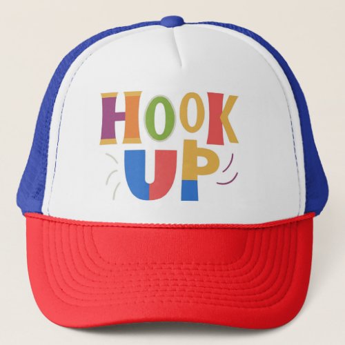 hook up trucker hat