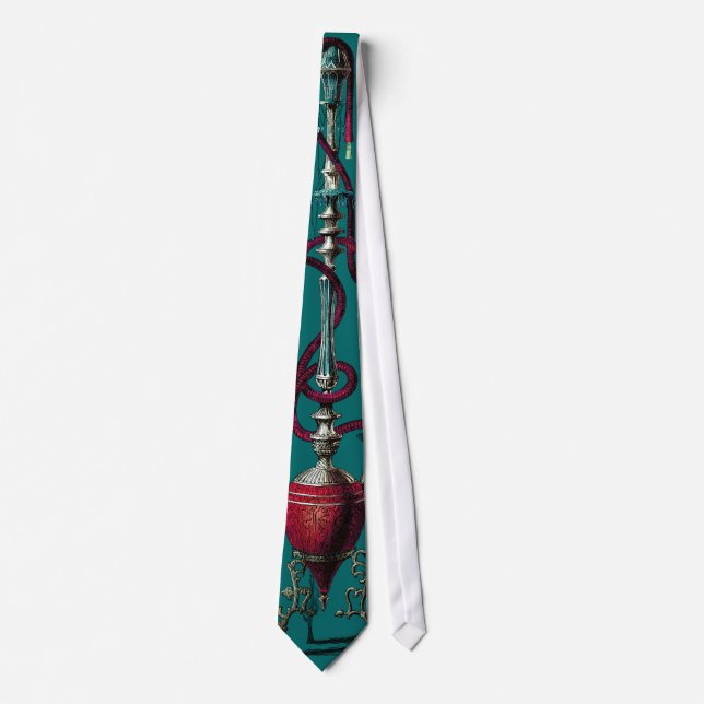 Hookah exclusive designer mens gift neck tie (Front)