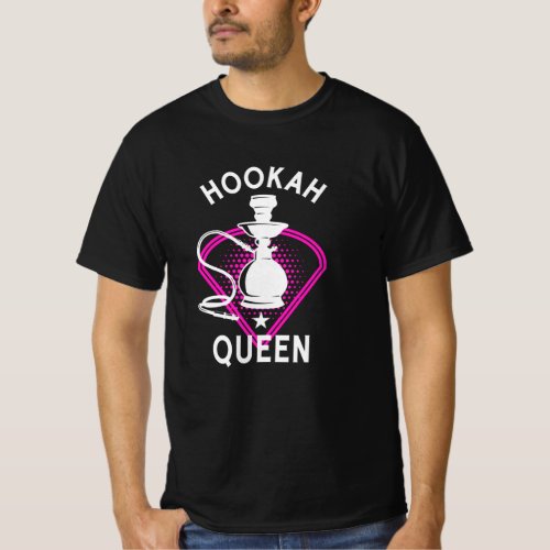 Hookah Queen Water Pipe Shisha Vaper Women T_Shirt