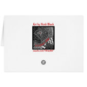 Hookah Smoking Caterpillar Cards (Back Horizontal)