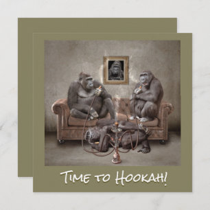 Hookah Time Beautiful Primates  Save The Date