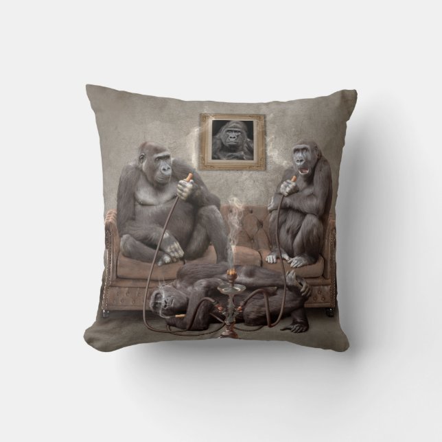 Hookah Tokin Ape Pillow (Front)