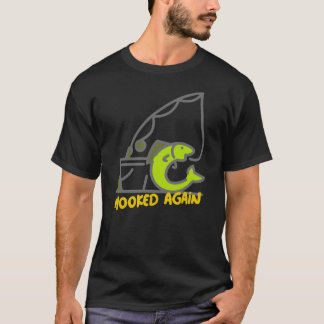 Hooked Again Funny Fishing Design | Fishing Addict T-Shirt