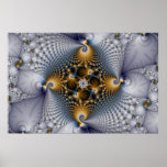 Hooked And Netted - Fractal Poster