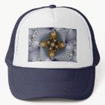 Hooked And Netted - Fractal Trucker Hat