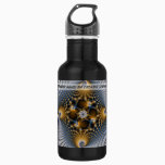 Hooked And Netted - Fractal Water Bottle