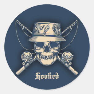 Hooked Classic Round Sticker