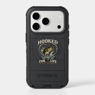Hooked for Life Bass Fishing Heart iPhone 17 Pro Case