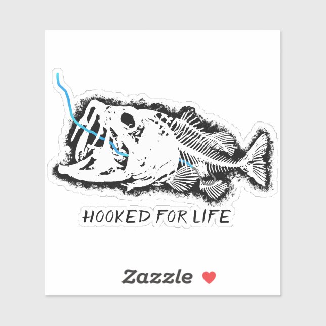 HOOKED FOR LIFE STICKER (Sheet)