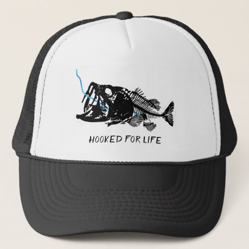 HOOKED FOR LIFE TRUCKER HAT