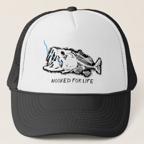 HOOKED FOR LIFE TRUCKER HAT