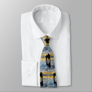 Hooked on a Moment © – Canvas Fine Art Neck Tie