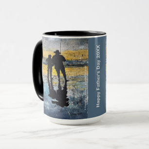 Hooked on a Moment © Fine Art   Father's Day 20XX Mug