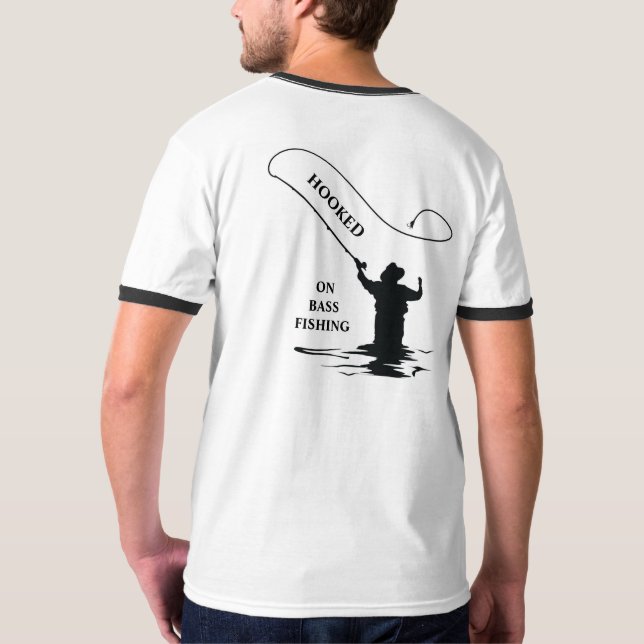 HOOKED ON BASS FISHING T-Shirt (Back)