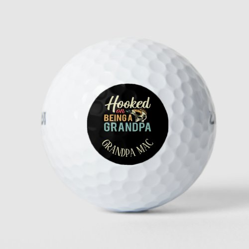 Hooked On Being a Grandpa Golf Balls