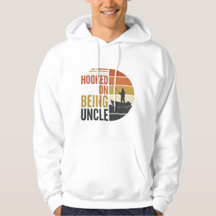 Hooked On Being Uncle Fishing Vintage Graphic_1 Hoodie