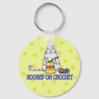 hooked on crochet keychain
