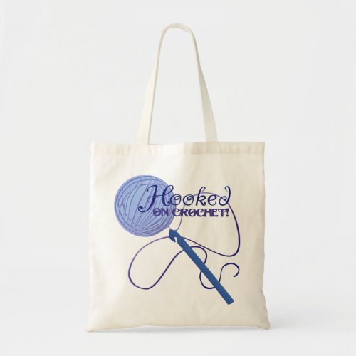 Hooked on Crochet tote bag